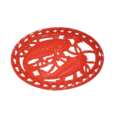 Factory Supply Cheap Price Red Cast Iron Trivet