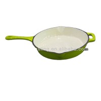 cast iron enamel pan