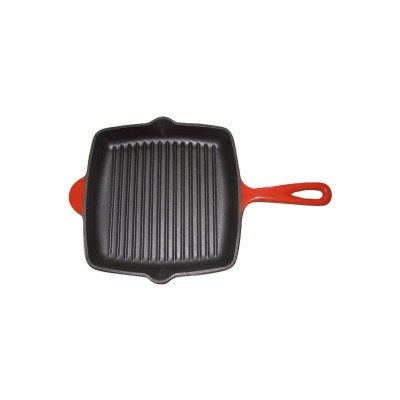 High quality cast iron bbq grill fry pan