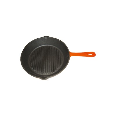 High quality cast iron bbq grill fry pan