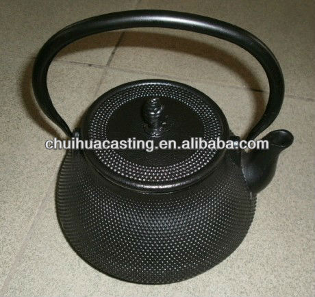 Cast iron teapot